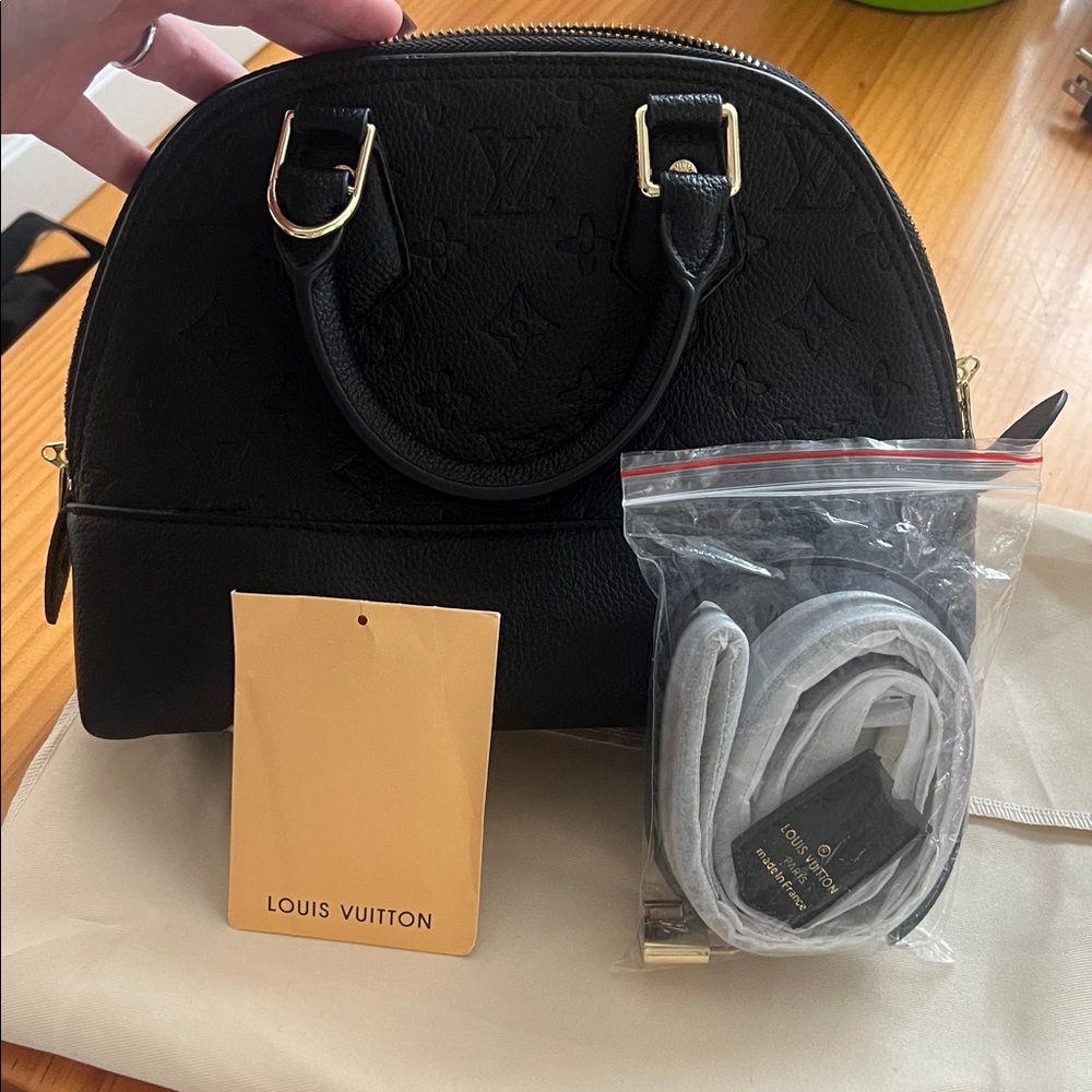 Louis Vuitton Black Satchel Bag